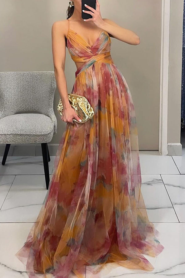 Giselle - Enchanting Floral Maxi Dress