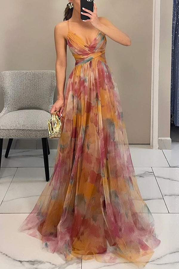 Giselle - Enchanting Floral Maxi Dress