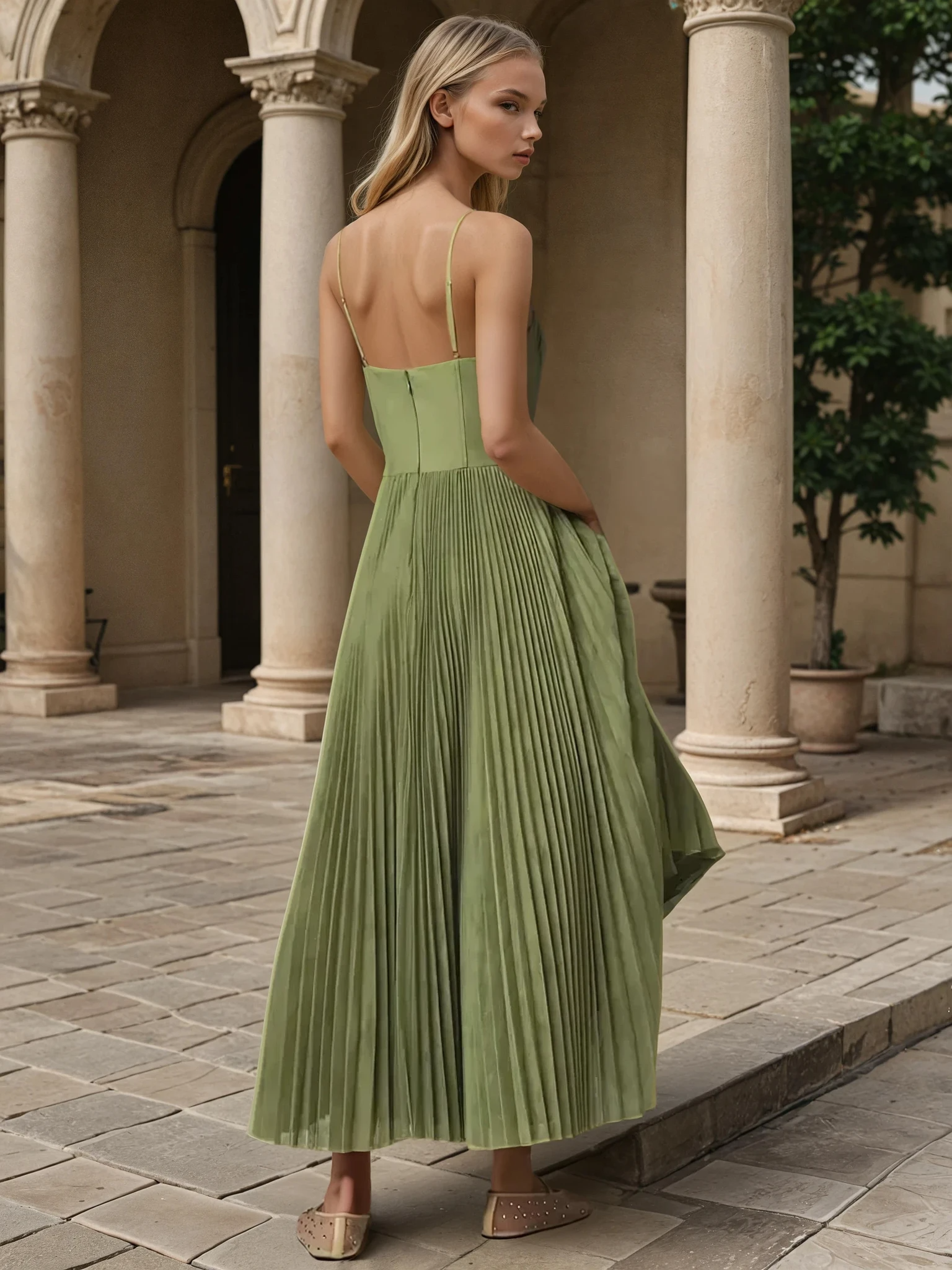 Hayley | Bustier Sleeveless Maxi Dress