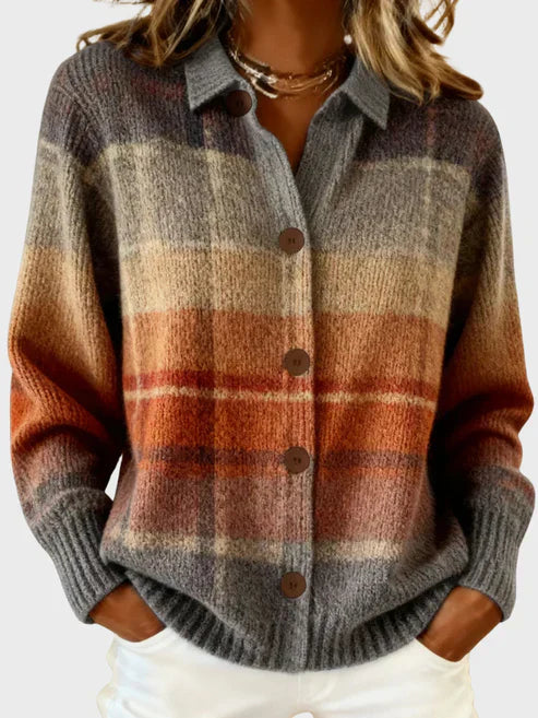 Bellatrixae | Retro Plaid Cardigan