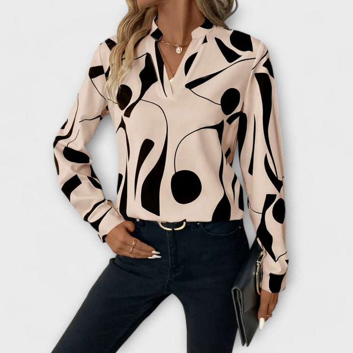 Lara™ Elegant Blouse With Design
