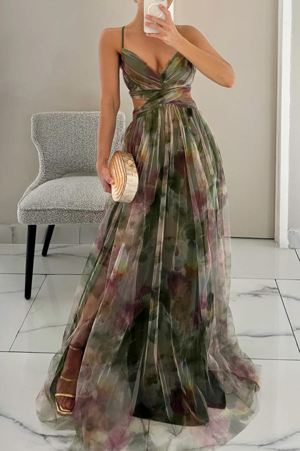 Giselle - Enchanting Floral Maxi Dress