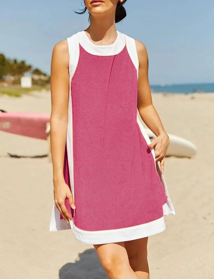 QUEENEE™ – Chic Sleeveless Pullover and Shorts Lounge Set