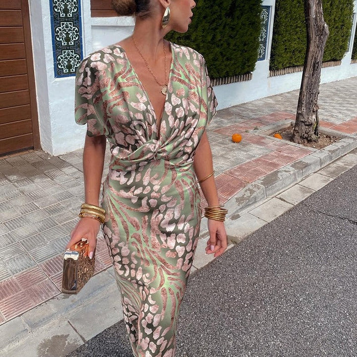 Cecily – Luxurious Silky Maxi Dress