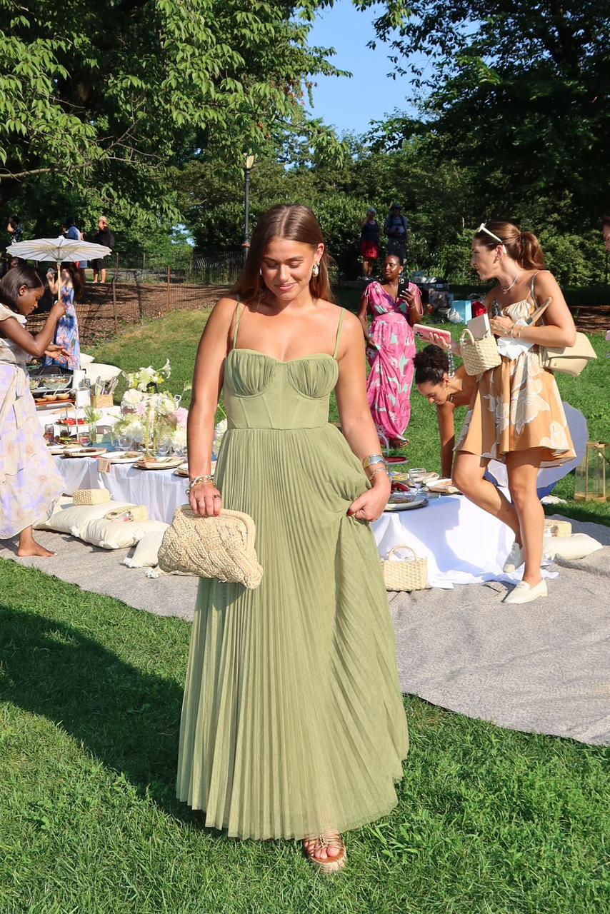 Hayley | Bustier Sleeveless Maxi Dress