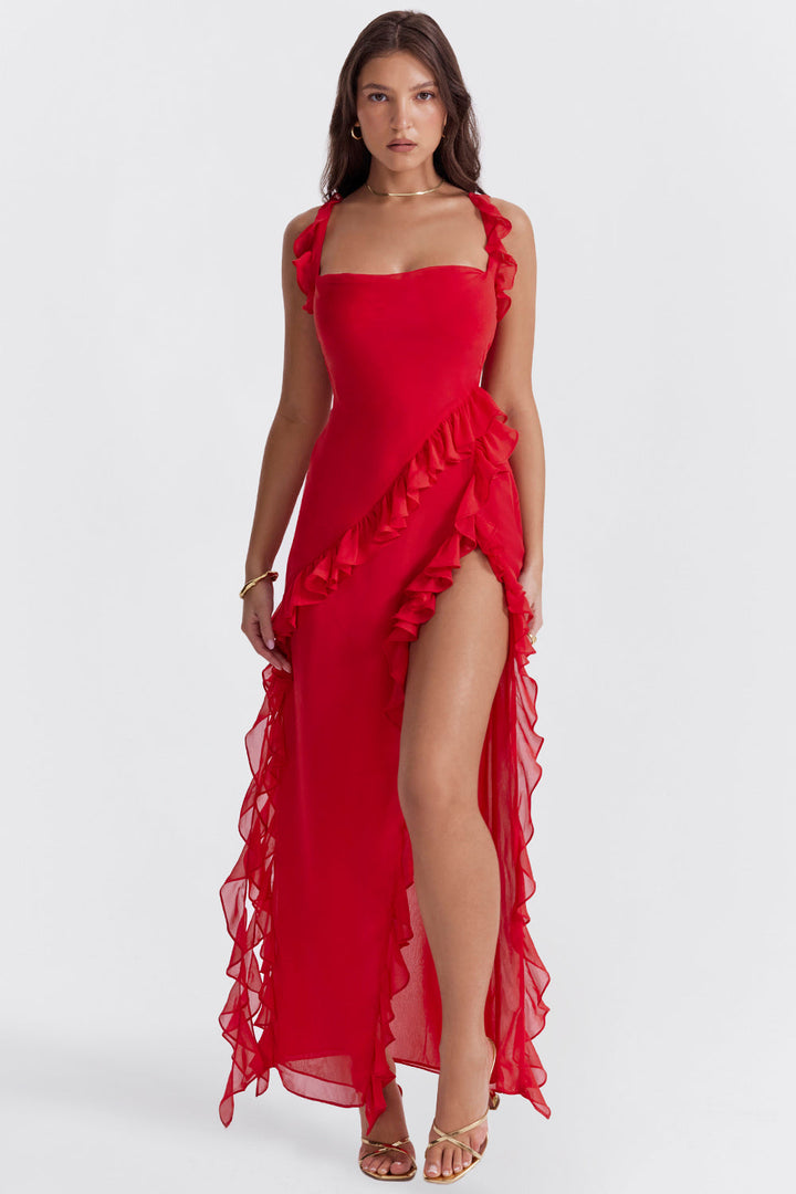 Aurelia – Ruffle Maxi Dress