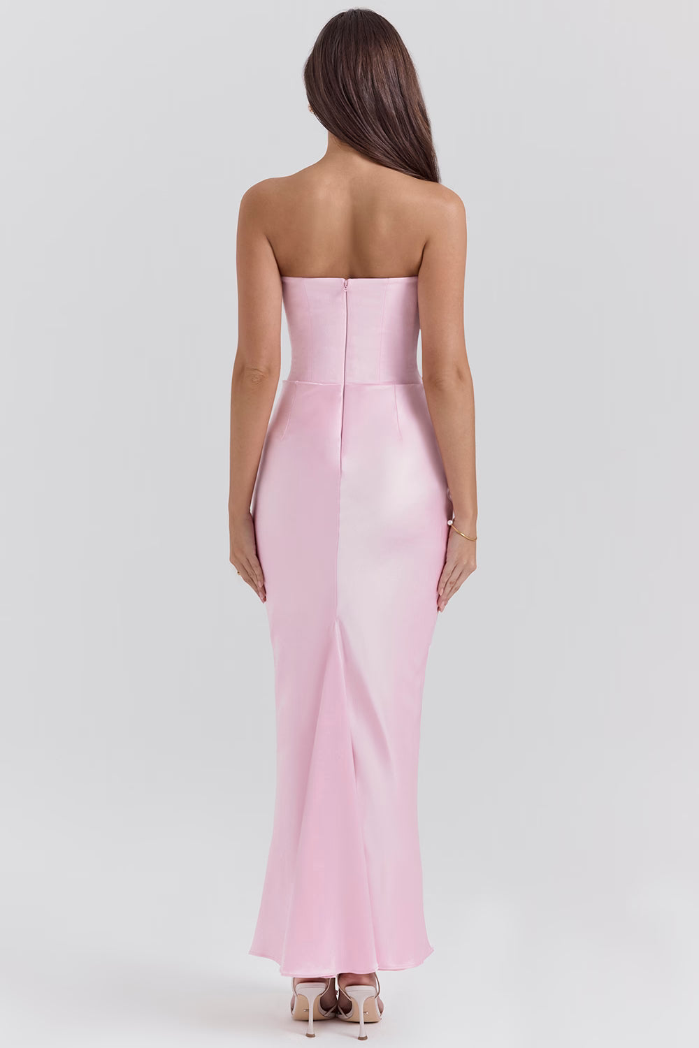 Rose – Strapless Corset Maxi Dress