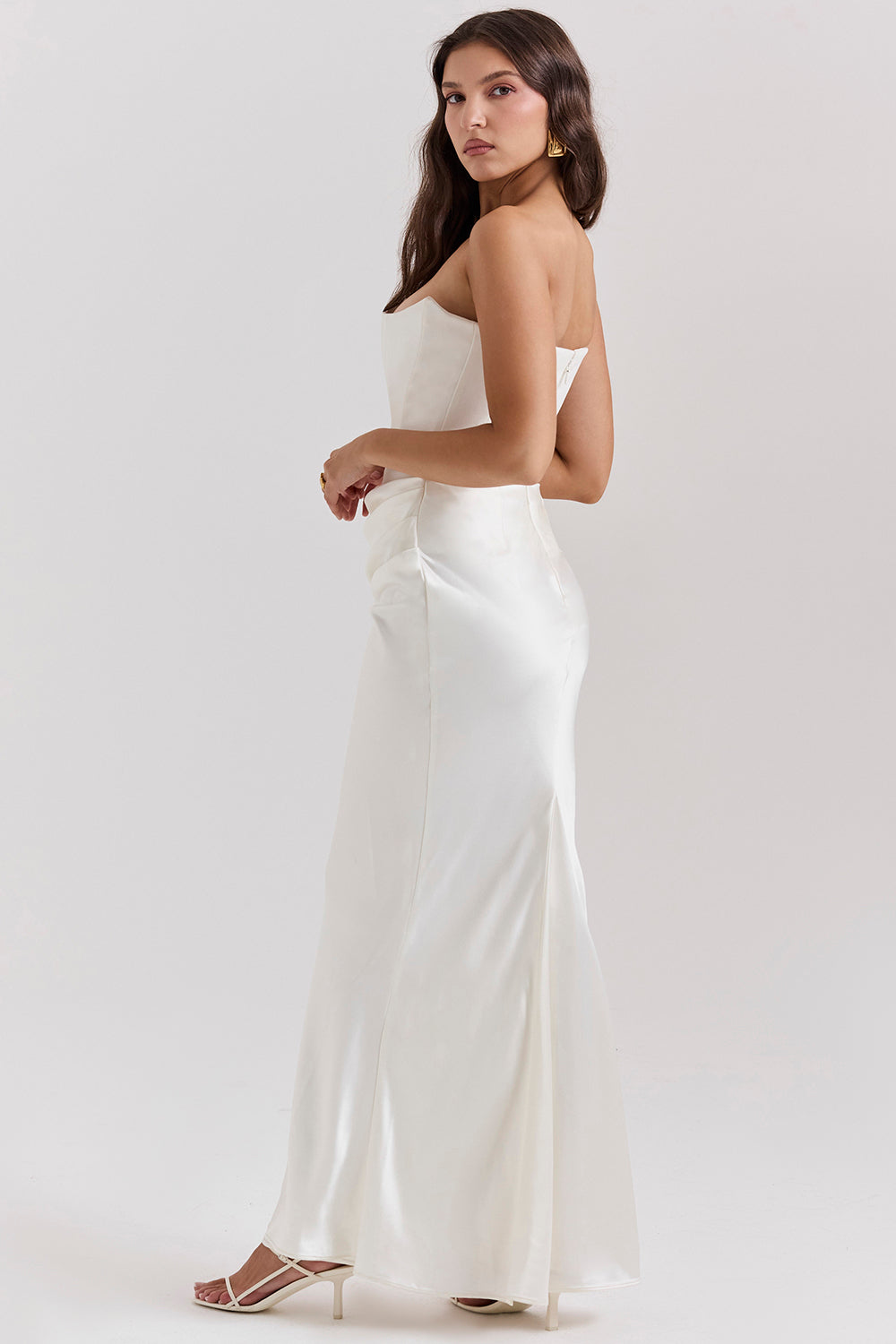 Rose – Strapless Corset Maxi Dress