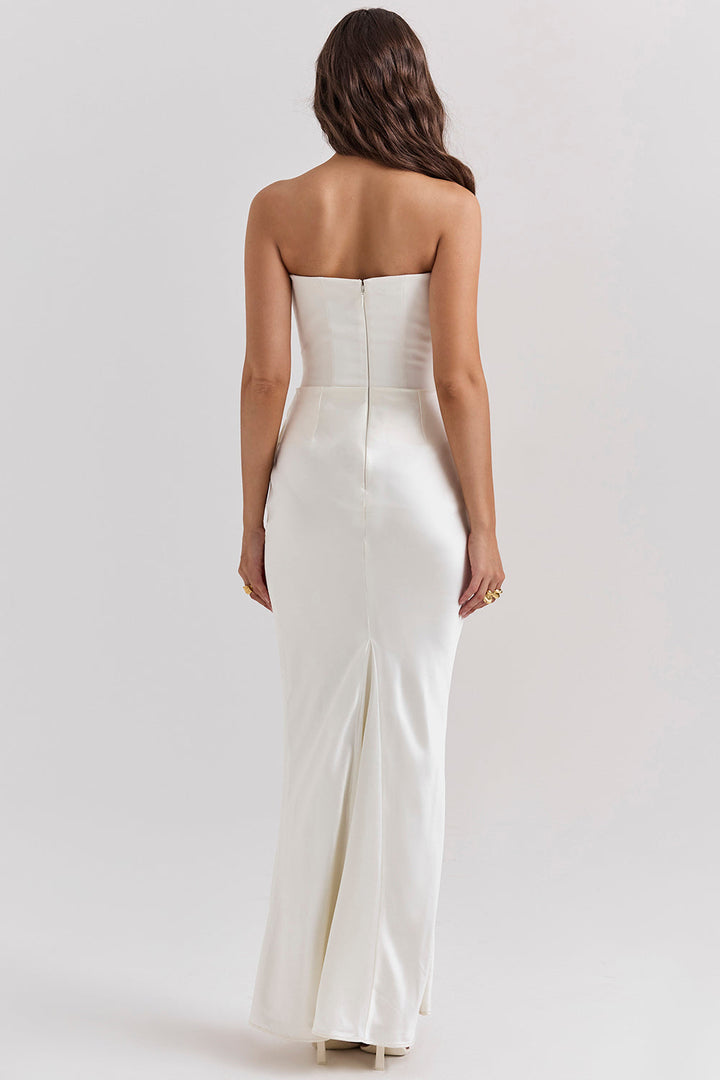 Rose – Strapless Corset Maxi Dress