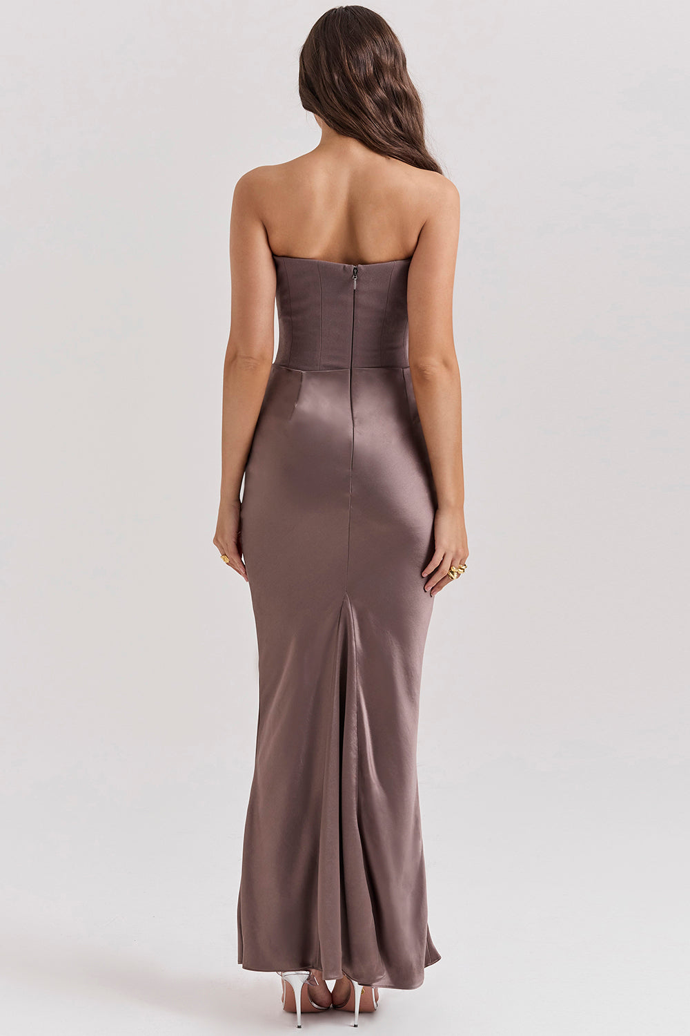 Rose – Strapless Corset Maxi Dress