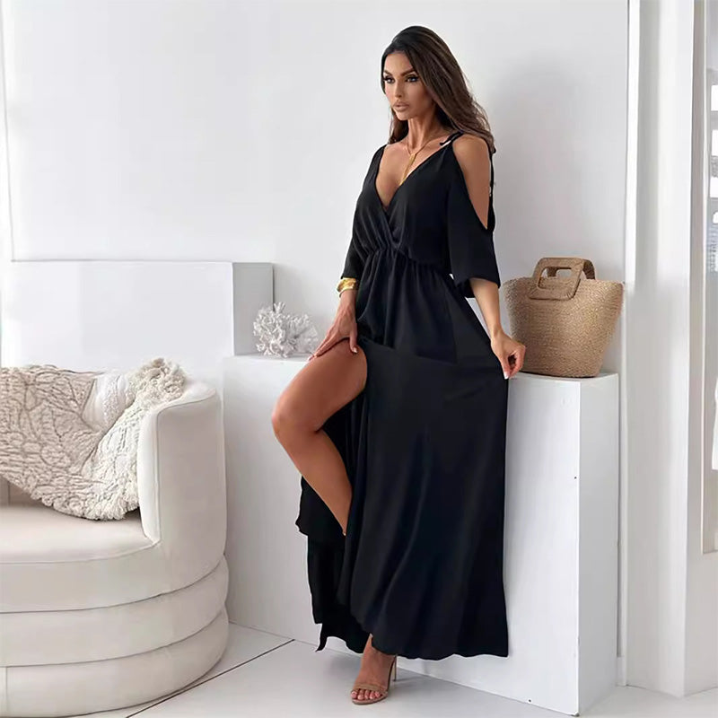 Aurora – V-Neck Gown